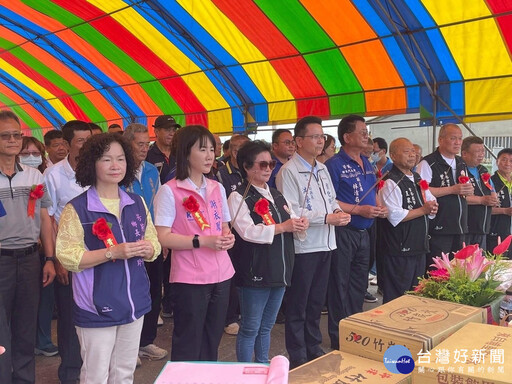嘉邑行善團捐助 芳苑鄉海尾橋重建工程動土
