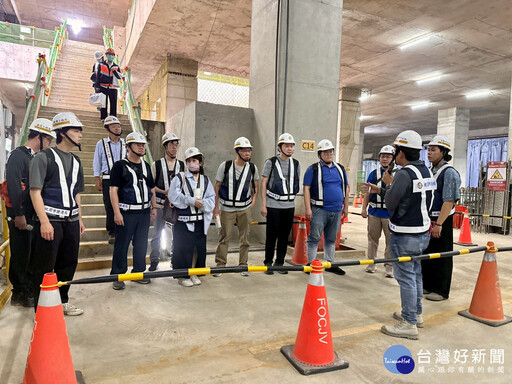中央大學與中原大學師生參訪桃園捷運工地 產學連結激發工程熱情