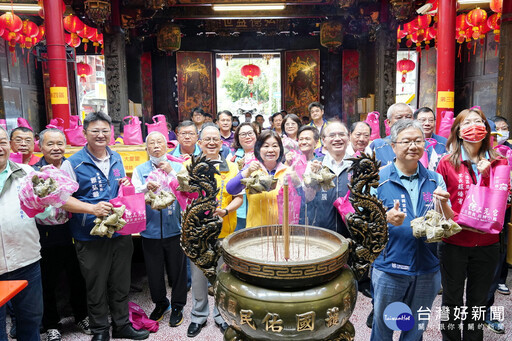 端午粽飄香 八德三元宮連續7年愛心送粽