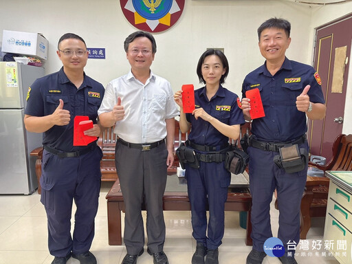 田中警分局端午送暖及向警察節致敬 共慶雙節傳遞感恩情