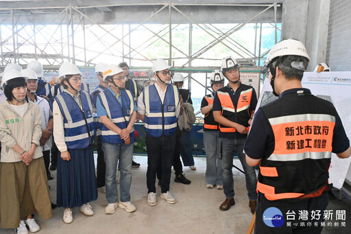 視察秀峰高中校舍整建工程 侯友宜:滿足汐止地區就學需求