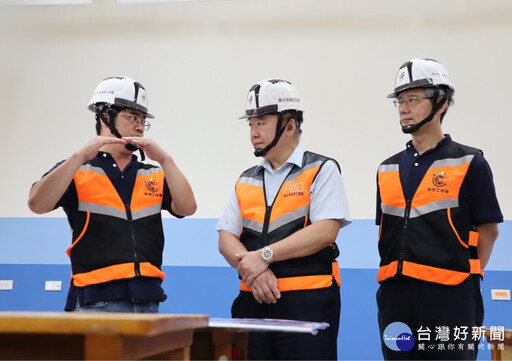 視察秀峰高中校舍整建工程 侯友宜：滿足汐止地區就學需求