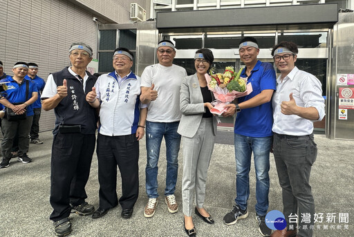 全國青農趣味競賽在南投 許淑華授旗盼旗開得勝