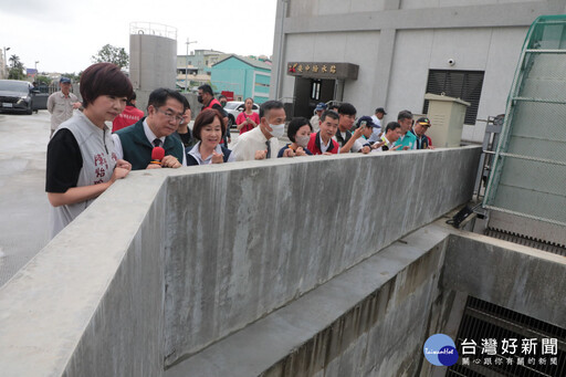 實踐淹水改善建設承諾 黃偉哲視察「安中抽水站新建工程」