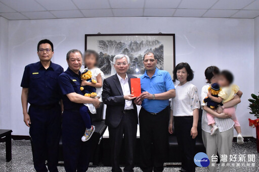 警政署長慰問土城警分局遺眷 叮囑同仁執勤注意自身安全