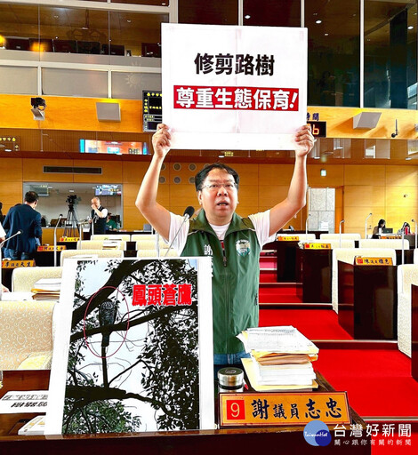 「鳳頭蒼鷹」棲息地遭中市府逕行修剪! 謝志忠批違反野生動物法手法粗糙