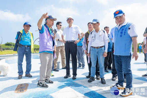 許厝港濕地南岸景觀工程竣工 張善政邀市民體驗自然人文新風貌