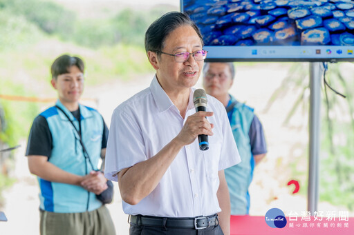 許厝港濕地南岸景觀工程竣工 張善政邀市民體驗自然人文新風貌