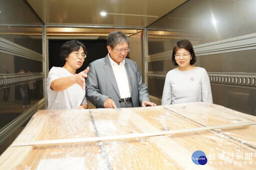 蔡蔭棠作品1萬公里返鄉之旅 竹縣藝術瑰寶順利回家