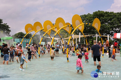 虎尾632高地公園親水園區啟用 享受夏日清涼與樂趣