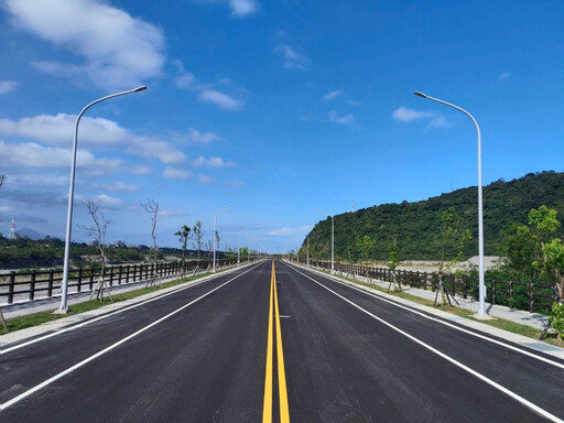 內政部國土署挹注1.21億元 台東市「龍馬大道」景觀道路通車