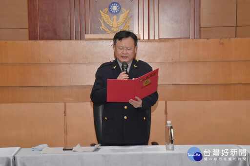 田中分局4分駐所所長聯合布達 期許為轄區內治安及交通而努力