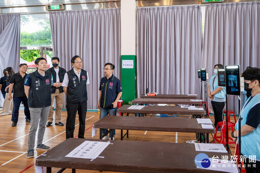 巡視清潔隊員對外招考體能測驗 張善政期勉共同守護桃園環境