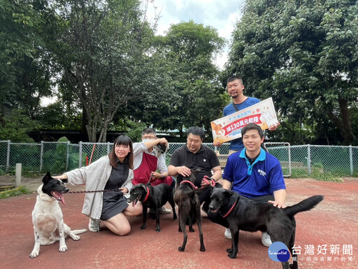 企業集愛捐新北毛寶貝飼料 體驗一日志工服務