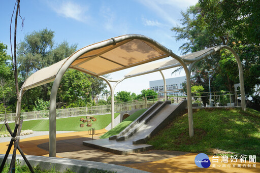 夏日避暑新去處！ 全台中首個搖籃特色遊戲場在后里森林公園