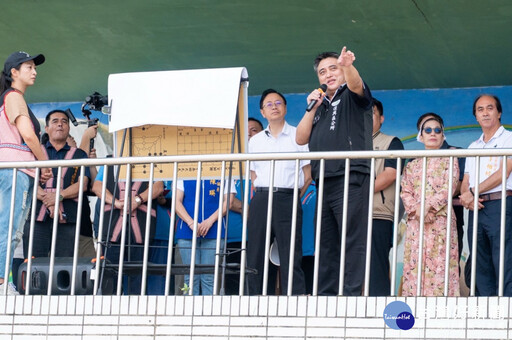 視察復興區介壽國中停車場整建工程 張善政:期勉如期完工助力觀光發展
