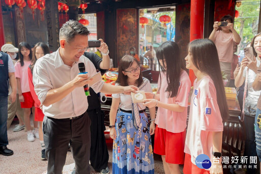 八德三元宮創意筊杯活動 蘇俊賓:傳統信仰融合美學教育的最佳實踐