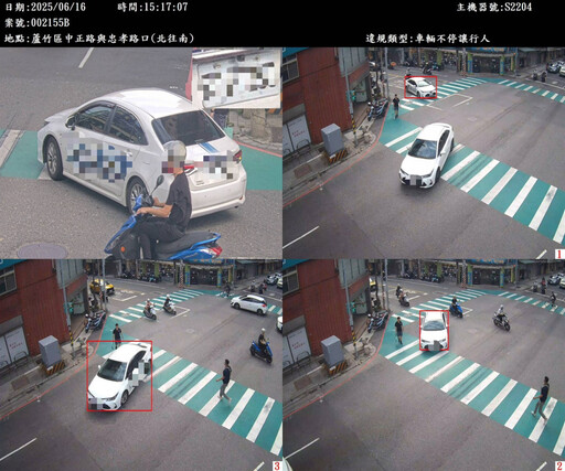 蘆竹警暑期交通大執法 加強防制行人事故發生