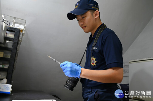 「型男警官」再添榮耀 中壢警吳明軒獲全國鑑識楷模