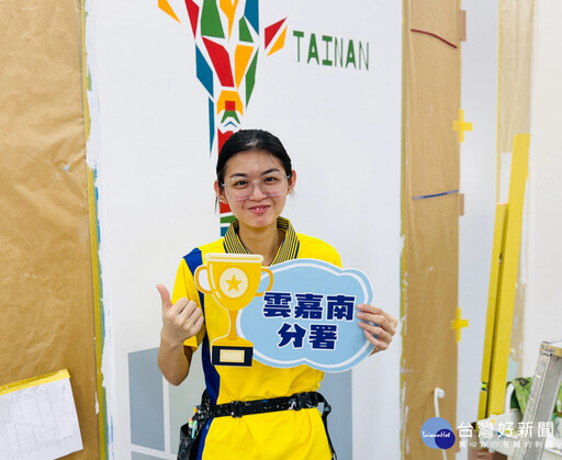 南分署選手李佳薰苦練漆作 築夢全國賽矢志摘金