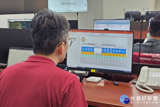 「丹娜絲」颱風來襲 桃市府完成災害應變中心一級開設全力防災