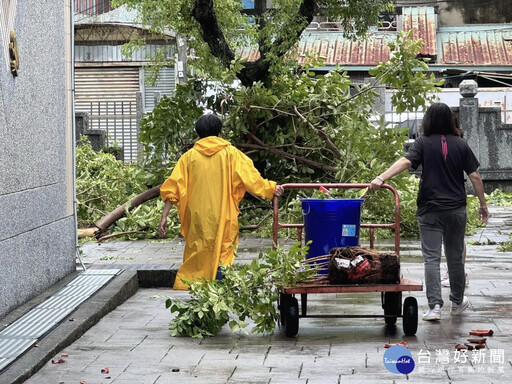 丹娜絲風災嘉義市31校受創 復建經費逾3500萬元