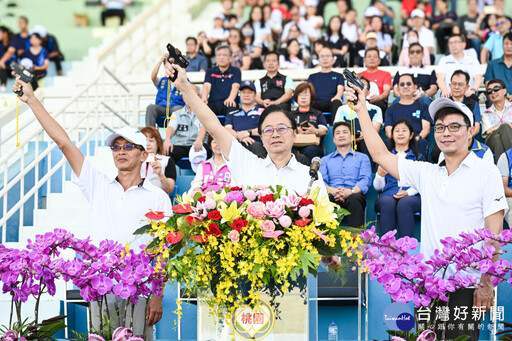 桃園市運動會開幕 張善政:勉勵選手超越自我、為桃園爭光