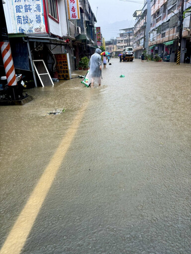 南投市內多地又淹水 游顥籲中央勿延宕12億治水預算