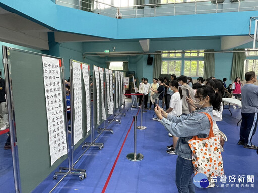 青春少年揮毫不揮霍 暑期書法比賽在南投
