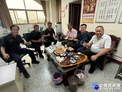 父愛如山悄悄守護 田中警以披薩相聚歡慶父親節