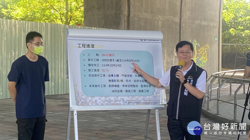 神洲活動中心拚年底完工啟用 楊瓊瓔攜手羅永珍率先開箱