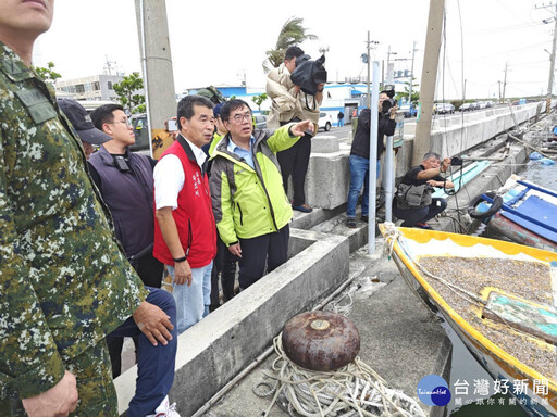 南市府全力爭取七股區防洪加強計畫 同步協助災民屋頂修繕及慰助