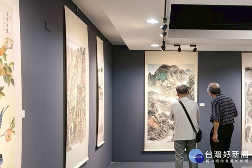 松雲畫會書畫聯展 新營文化中心展出65件作品