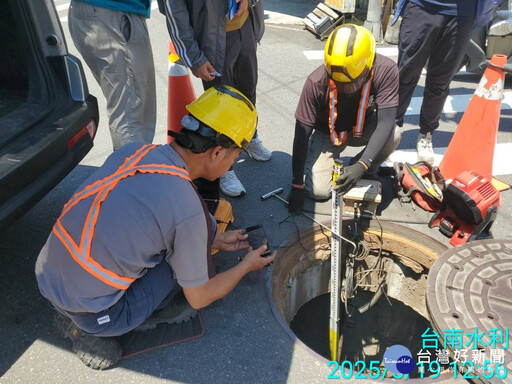 臺南下水道感測器運作都正常 平均妥善率96%以上