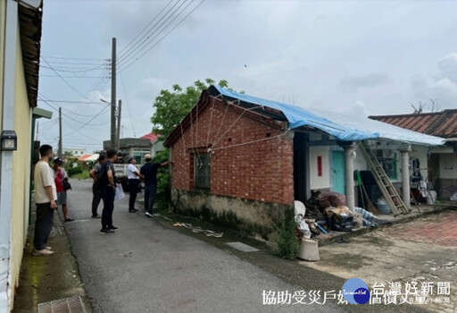 地政局積極媒合施工廠商 協助修繕西港災損民宅