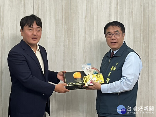 韓國江南區體育參訪團來訪 黃偉哲期望深化國際運動觀光合作