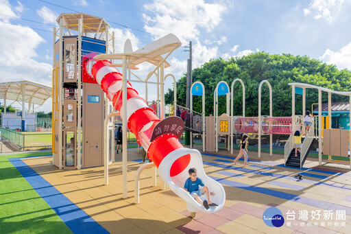 持續打造宜居環境 蘆竹海寧公園兒童遊戲場升級啟用