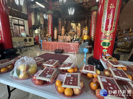 南投縣府結合慈善宮 中元普度減香紙錢集中送燒共同做環保