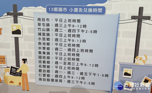 拆貼大作戰啟動 投縣環保局邀鄉親共同守護環境清潔
