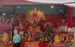 大甲鎮瀾宮慶中元普渡安置「鬼王」 讓好兄弟有秩序飽食一餐