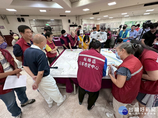 板橋區境況模擬兵棋推演 強化地震災害應變能力