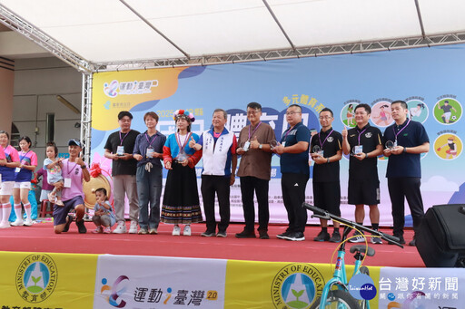 114年國民體育日隆重登場 南投縣表揚有功人員展全民運動成果