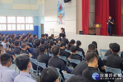 交通安全月 蘆竹分局攜手海巡署推廣「人本交通、停讓文化」