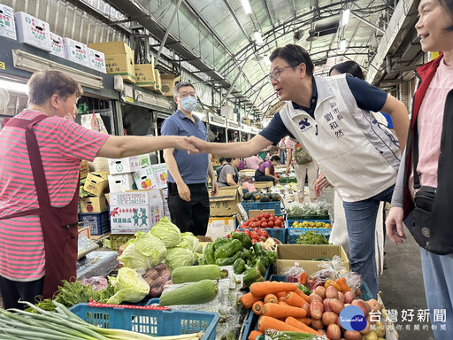 中元節品項供應穩定 劉和然關心庶民經濟
