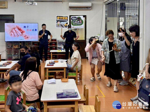 全國交通安全月 龍警攜手幼兒園深化家庭教育
