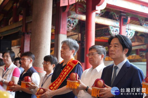 竹縣褒忠亭義民廟祭祀大典 總統、客委會主委等貴賓參拜祈福