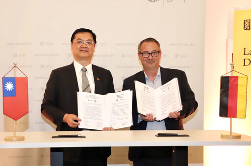 半導體牽起城市友誼登上德媒 高雄與德國德勒斯登互訪 簽署城市MOU