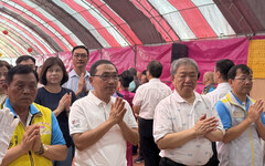 淡水河祭路祭薦拔祈福大法會 侯友宜祈求水陸一切順暢平安