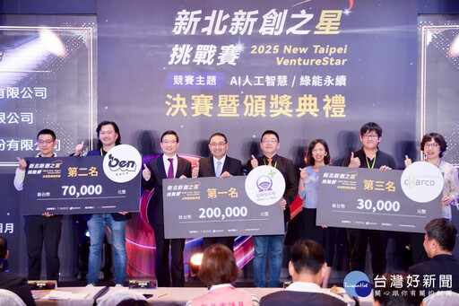 2025新北新創之星出爐 「歐姆佳科技」勇奪冠軍