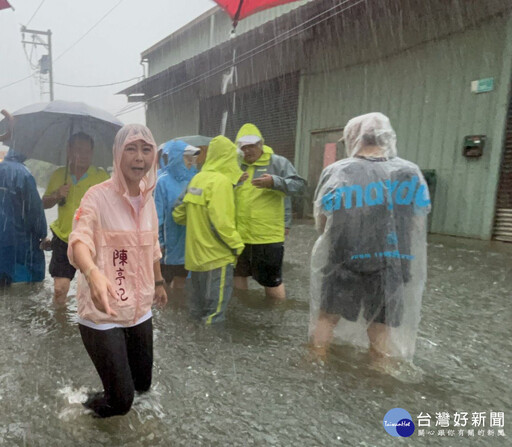 防水閘門補助進度牛步 立委陳亭妃要求加速災後補助速度